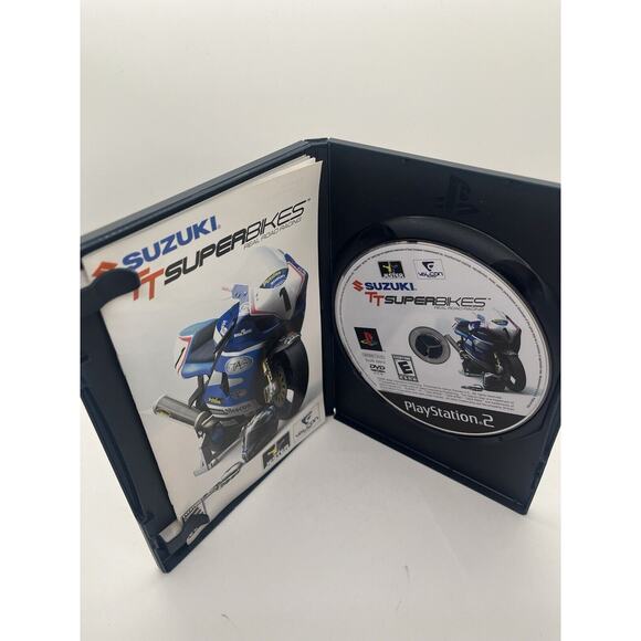 SUZUKI TT SUPERBIKES: REAL ROAD RACING PS2 PLAYSTATION 2 GAME COMPLETE CIB - Picture 6 of 7